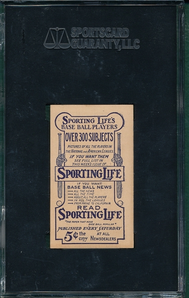 1910-11 M116 Coombs Sporting Life SGC 70