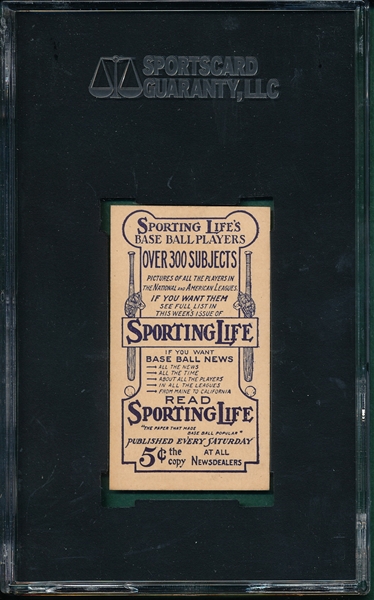 1910-11 M116 Mowery Sporting Life SGC 84