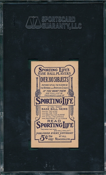 1910-11 M116 Clarke Sporting Life SGC 84