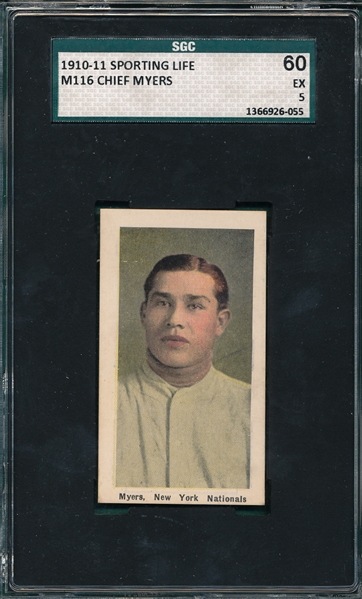 1910-11 M116 Myers Sporting Life SGC 60