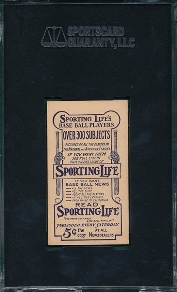 1910-11 M116 Myers Sporting Life SGC 60