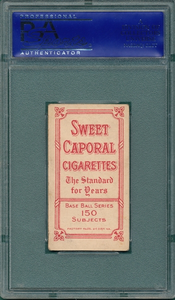 1909-1911 T206 Ritchey Sweet Caporal Cigarettes PSA 4