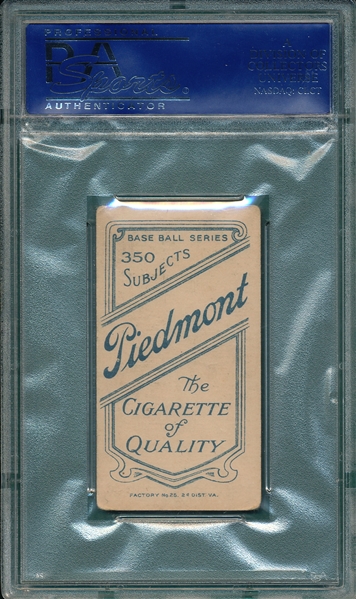 1909-1911 T206 Bowerman Piedmont Cigarettes PSA 4.5