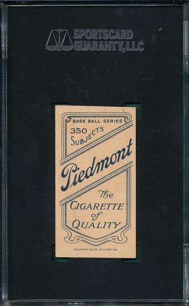 1909-1911 T206 Mitchell Piedmont Cigarettes SGC 80