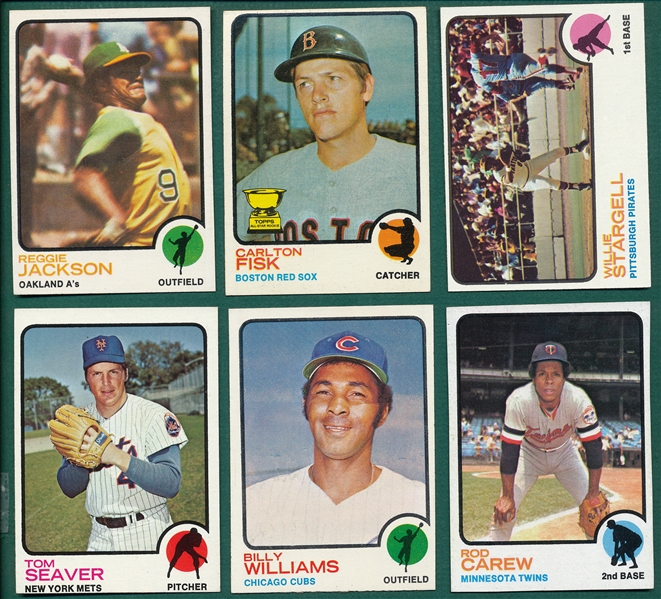 1973 Topps Baseball Partial Set (360/660) W/ Jackson *High Grade*