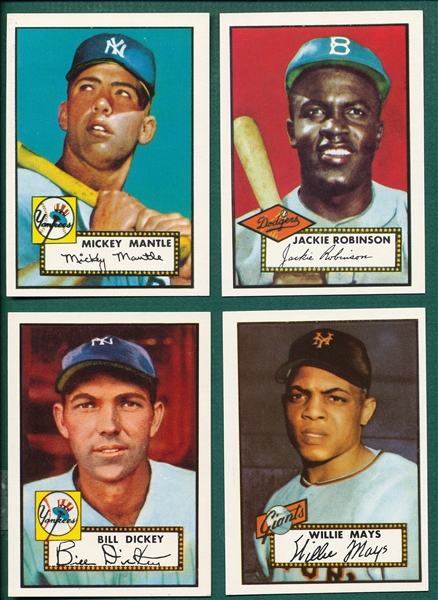 1983 Topps 1952 Baseball Reprint Set