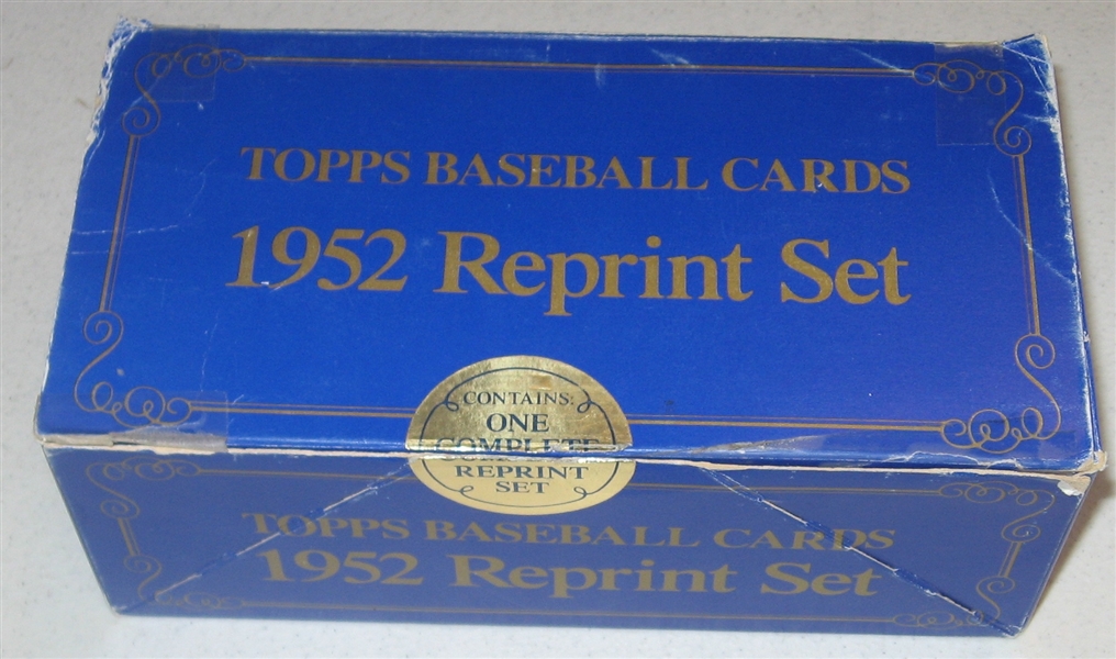 1983 Topps 1952 Baseball Reprint Set