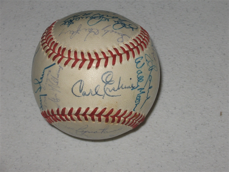 1960 Los Angeles Dodgers Team Signed Ball W/ Koufax & Snider