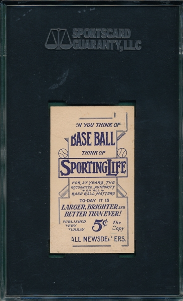 1910-11 M116 Ty Cobb Sporting Life SGC 10 *NRMT Front*