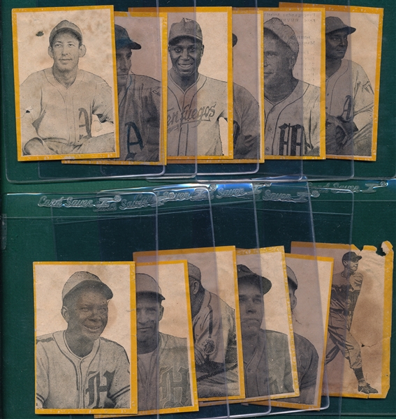 1946-47 Propaganda Montiel Lot of (16) Baseball Players W/ Dutch Leonard