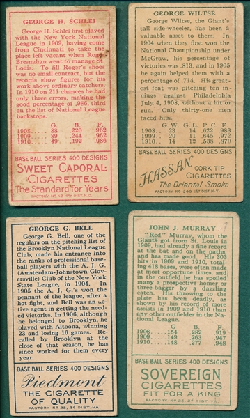 1911 T205 (4) Card Lot W/ Murray