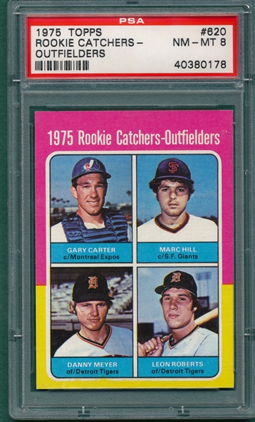 1975 Topps #620 Gary Carter PSA 8 *Rookie*