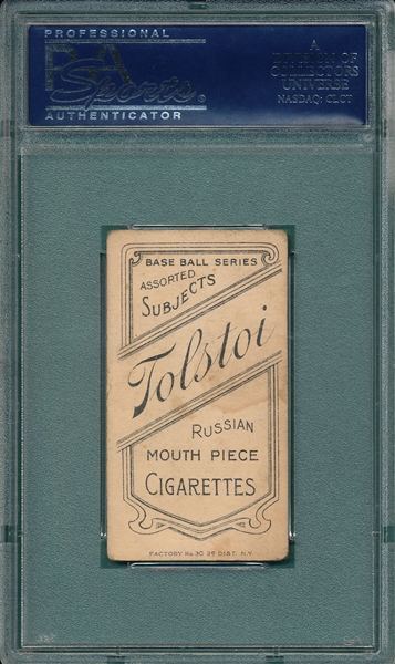 1909-1911 T206 Lord Tolstoi Cigarettes PSA 3