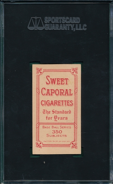 1909-1911 T206 Beck Sweet Caporal Cigarettes SGC 40 *Much Better*
