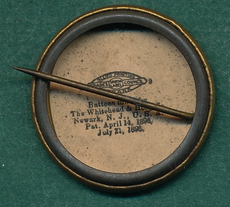 1896 Whitehead & Hoag Position Pins Partial Set (7)
