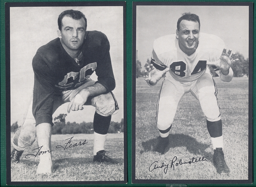 1955 Los Angeles Rams Team Issue Set W/ Van Brocklin