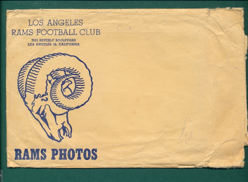 1955 Los Angeles Rams Team Issue Set W/ Van Brocklin