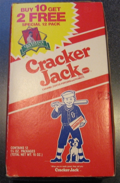 1987 Perez Steele Great Moments Lot of (48) W/ Gehrig & 1993 Cracker Jack Full Box W/ 1915 CJ Replicas