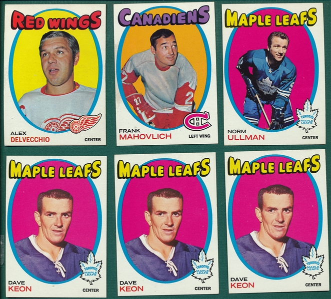 1970-71 & 71-72 Topps HCKY Lot of (103) W/ Devecchio