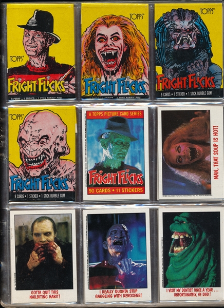 1966- 90s Non Sports Large Lot W/ Fright Flick Set