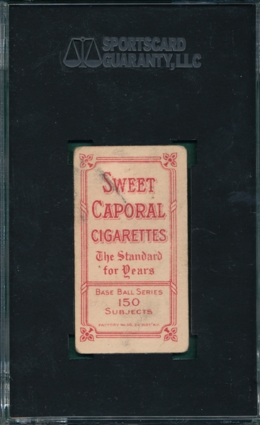 1909-1911 T206 Bresnahan, Portrait, Sweet Caporal Cigarettes SGC 