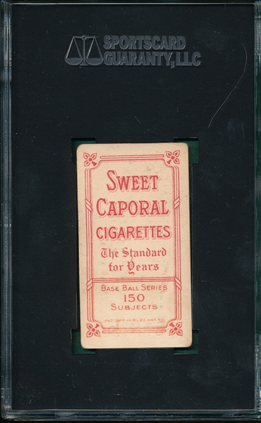 1909-1911 T206 Covaleski Sweet Caporal Cigarettes SGC 30