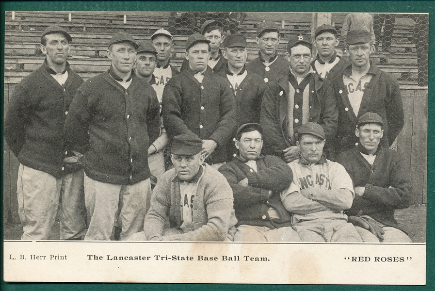 1906 Lancaster Maroons PC W/ Major Leaguers
