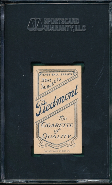 1909-1911 T206 Stark Piedmont Cigarettes SGC 60