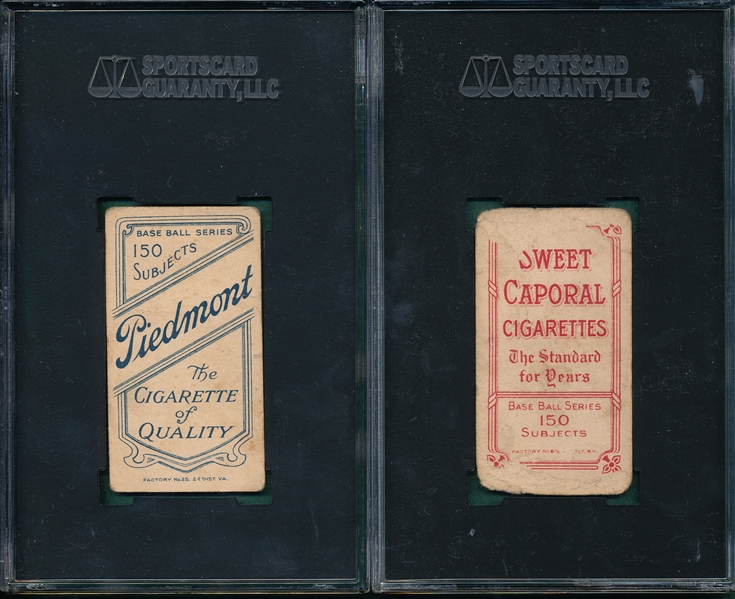 1909-1911 T206 Pattee & Murphy (2) Card Lot SGC 10 *Horizontal*
