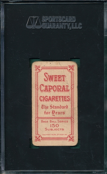 1909-1911 T206 Spade Sweet Caporal Cigarettes SGC 30 *Factory 25*