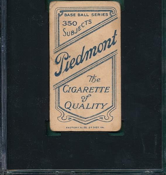 1909-1911 T206 Phelan Piedmont Cigarettes SGC 30 