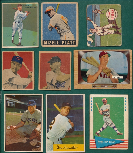1933-60 Lot of (45) Baseball Cards