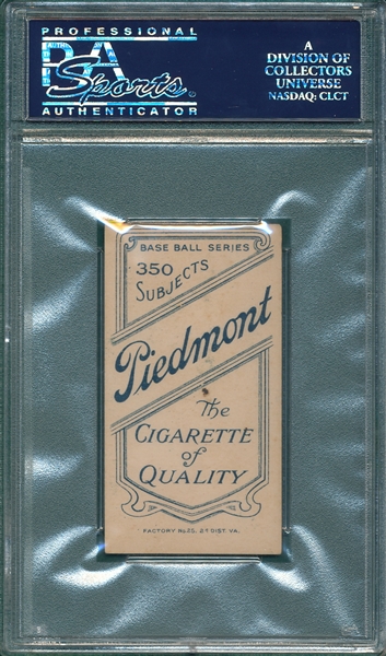 1909-1911 T206 Starr Piedmont Cigarettes PSA 4