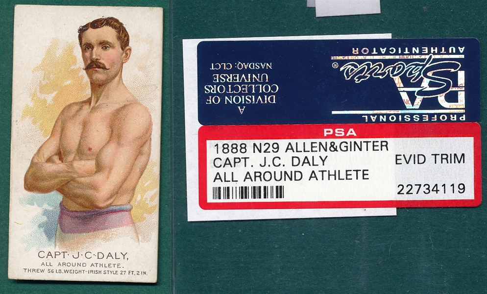 1888 N29 Daly & Ives Allen & Ginter Cigarettes (2) Card Lot