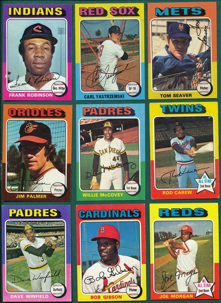 1975 Topps Baseball Complete Set (660)