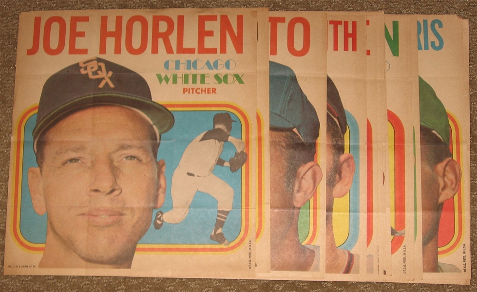 1970 Topps Baseball Posters Complete Set (24)