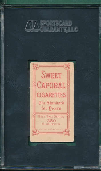 1909-1911 T206 Marshall Sweet Caporal Cigarettes SGC 35