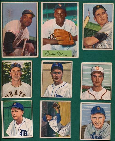 1948-54 Bowman Lot of (15) W/ Doby
