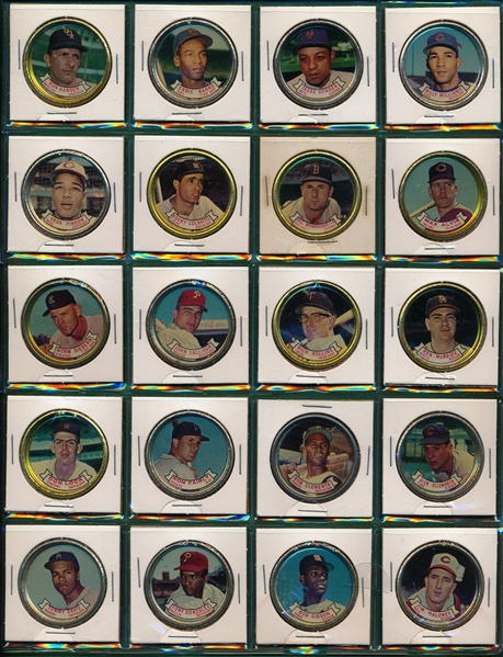 1964 Topps Coins Partial Set (116/120) W/ Mantle