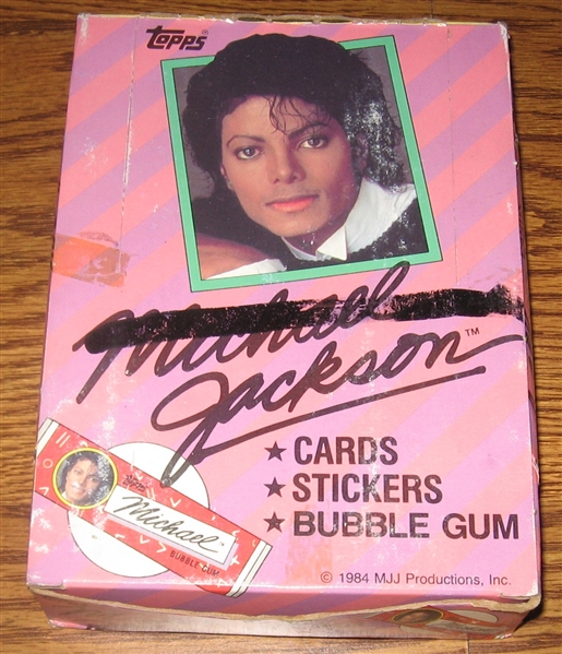 Lot of (4) Unopened Non-Sports Boxes W/ Michael Jackson