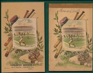 1890s Baseball Trade Card & Notebook, Albany Dentist Lot of (4)