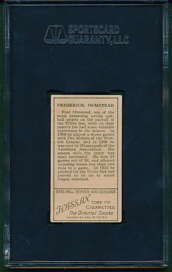 1911 T205 Olmstead Hassan Cigarettes SGC 50