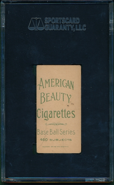 1909-1911 T206 Payne American Beauty Cigarettes SGC 35 *Low Pop*