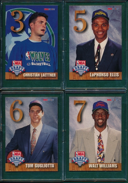 1992-93 NBA Hoops Draft Redemption Complete Set (10) W/ Shaq SGC 98