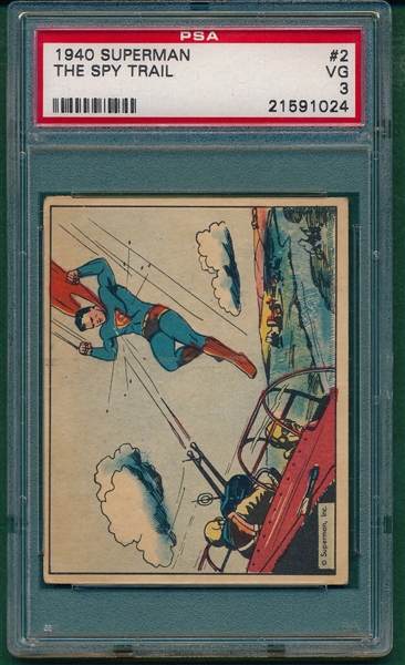 1940 Superman #2 The Spy Trail PSA 3