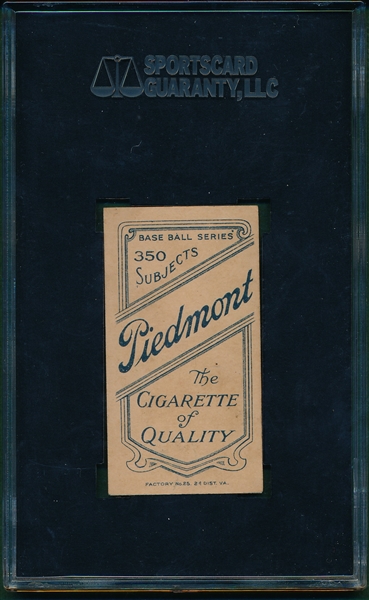 1909-1911 T206 Lavender Piedmont Cigarettes SGC 40