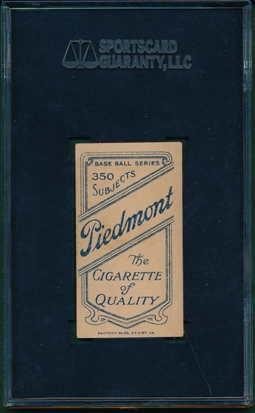 1909-1911 T206 Merritt Piedmont Cigarettes SGC 30