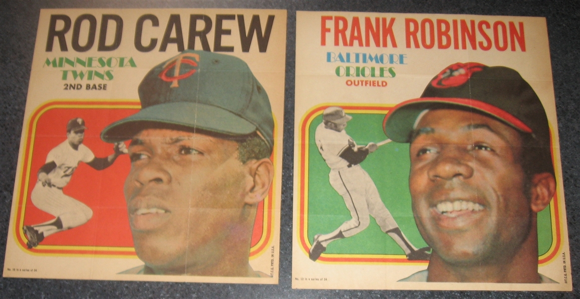 1970 Topps Posters Complete Set (24) W/ Clemente