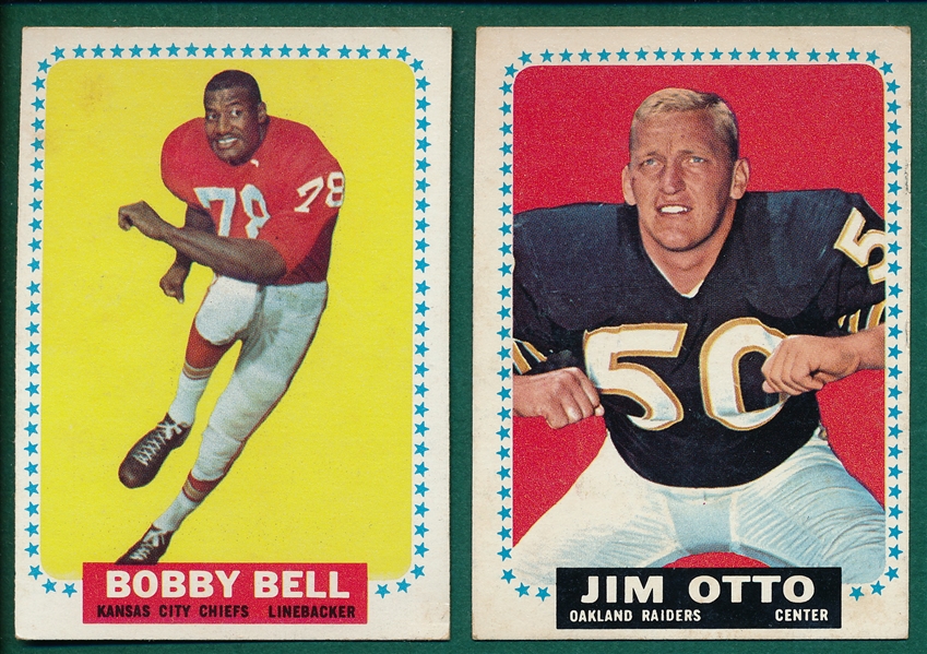 1964 Topps FB Lot of (47) W/ Bobby Bell, Rookie