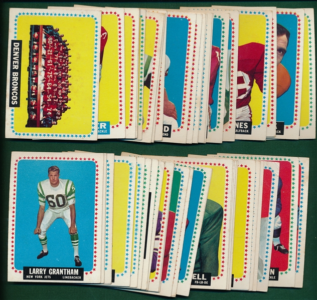 1964 Topps FB Lot of (47) W/ Bobby Bell, Rookie
